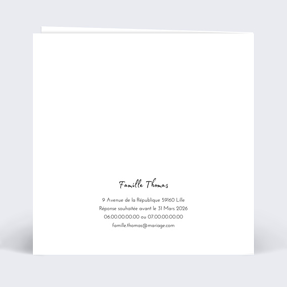 Invitation anniversaire de mariage Cœur en Photos