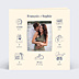 Invitation anniversaire de mariage Que du Bonheur