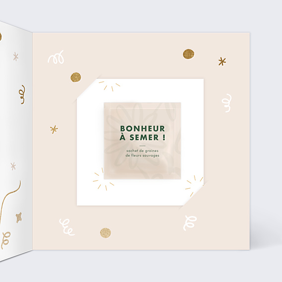 Invitation anniversaire de mariage Cultiver l’amour