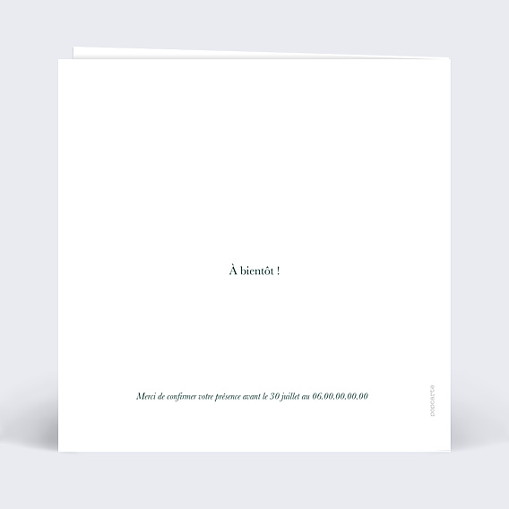 Invitation anniversaire de mariage Photo Souvenir 40