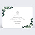 Invitation anniversaire de mariage Branche d’Eucalyptus