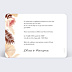 Invitation anniversaire de mariage Printemps Bohème