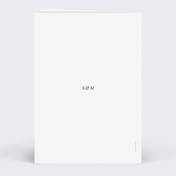 Invitation anniversaire mariage De belles années Verso