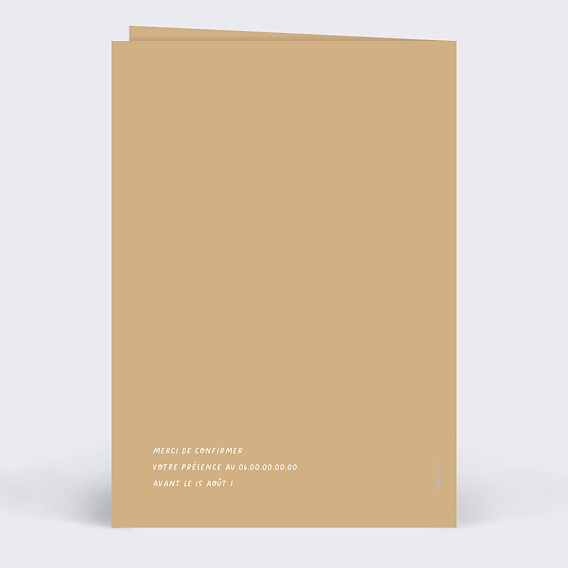 Invitation anniversaire mariage Notre Chemin Verso