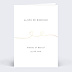 Invitation anniversaire de mariage Liens du Cœur
