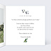 Invitation anniversaire de mariage Lettrines Botaniques