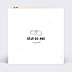 Invitation anniversaire de mariage Année en grand avec Graines