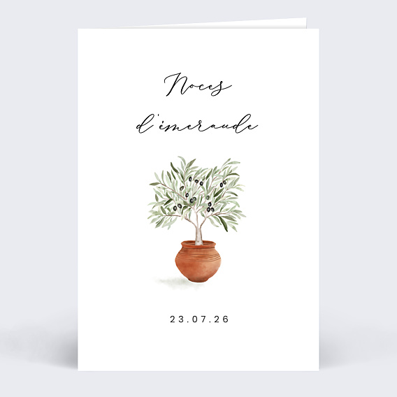 Invitation anniversaire de mariage Provençal