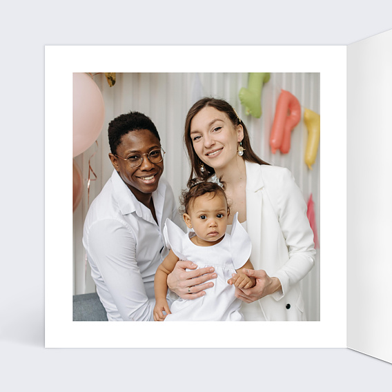 Invitation anniversaire mariage Aquarelle Champêtre Intérieur Gauche