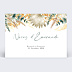 Invitation anniversaire de mariage Bohemia