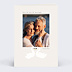 Invitation anniversaire de mariage Cygnes en coeur