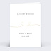 Invitation anniversaire de mariage Liens du Cœur