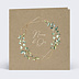 Invitation anniversaire mariage Modern Love Graines Recto