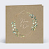 Invitation anniversaire de mariage Modern Love Graines