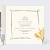 Invitation anniversaire mariage Jardin Aquarelle Intérieur Droit