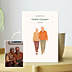 Invitation anniversaire de mariage Portrait minimaliste aligné
