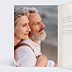 Invitation anniversaire de mariage Cygnes en coeur