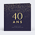 Invitation anniversaire de mariage Pluie de Fête avec graines