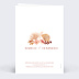Invitation anniversaire de mariage Arche bohème terracota