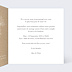 Invitation anniversaire mariage Gravure Kraft Intérieur Droit