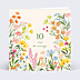 Invitation anniversaire de mariage Jardin Romantique