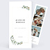 Invitation anniversaire mariage Cadre Ocre Eucalyptus
