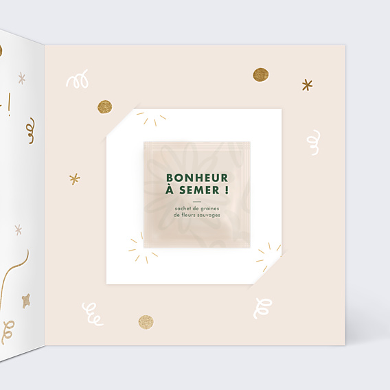 Invitation anniversaire de mariage Cultiver l’amour