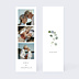 Invitation anniversaire de mariage Cadre Ocre Eucalyptus