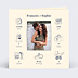 Invitation anniversaire de mariage Que du Bonheur