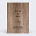 Invitation anniversaire de mariage Effet bois
