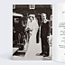 Invitation anniversaire de mariage Portrait minimaliste aligné