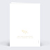 Invitation anniversaire de mariage Feuilles d'Or