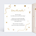 Invitation anniversaire mariage Cultiver l’amour Intérieur Gauche