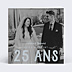 Invitation anniversaire de mariage Photo mariage 25 ans