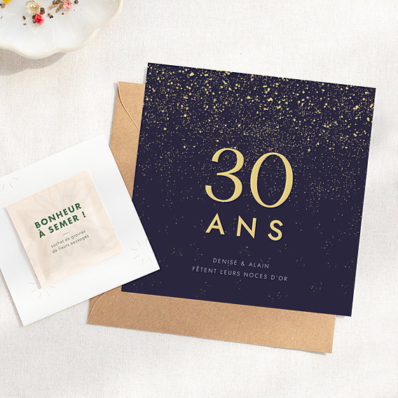 Carte Invitation 30 Ans De Mariage Personnaliser Carte Invitation 30 Ans De Mariage Personnaliser