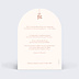 Invitation anniversaire de mariage Botanica