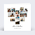 Invitation anniversaire de mariage Cœur en Photos