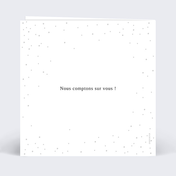 Invitation anniversaire de mariage Levons nos Verres Chiffres