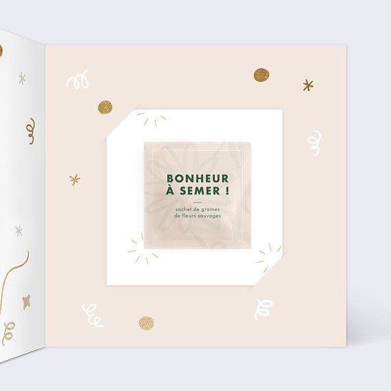 Invitation anniversaire mariage Cultiver l’amour Intérieur Droit