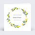 Invitation anniversaire mariage Couronne de Mimosa