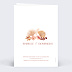 Invitation anniversaire de mariage Arche bohème terracota