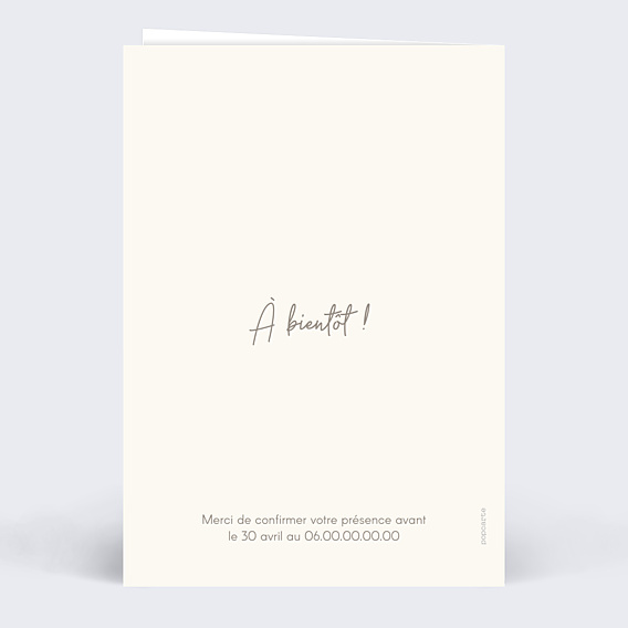 Invitation anniversaire de mariage 30 années d'amour