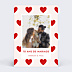 Invitation anniversaire de mariage 1001 Cœurs