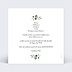 Invitation anniversaire de mariage Petite Couronne Eucalyptus