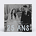 Invitation anniversaire de mariage Photo mariage 25 ans