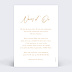 Invitation anniversaire mariage Nos Belles Noces Verso