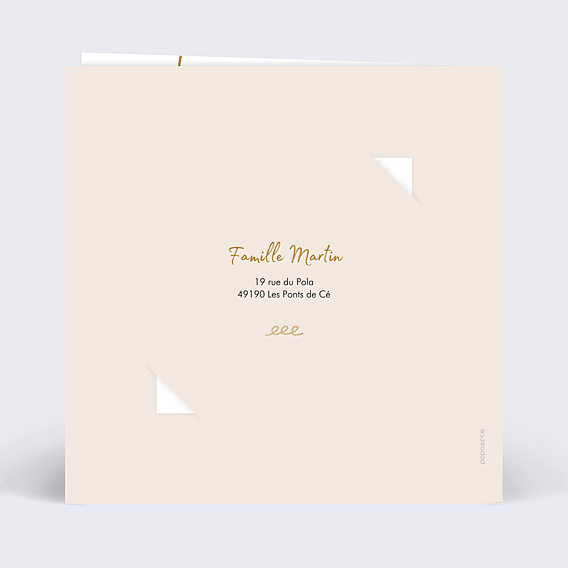 Invitation anniversaire de mariage Cultiver l’amour