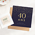Invitation anniversaire mariage Pluie de Fête avec graines