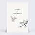 Invitation anniversaire de mariage Inséparables
