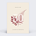 Invitation anniversaire de mariage Esprit Floral
